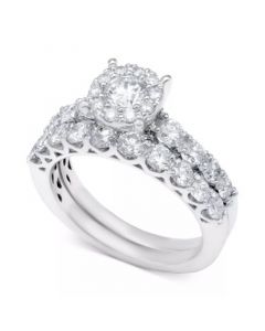 Diamond Bridal Ring Set (2 ct. t.w.) in 14k White Gold or Gold