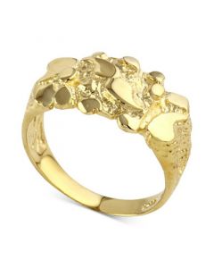 Nugget Statement Ring in 10k Gold