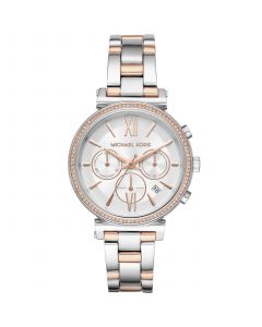 Women's Chronograph Sofie Two-Tone Stainless Steel Bracelet Watch 39mm