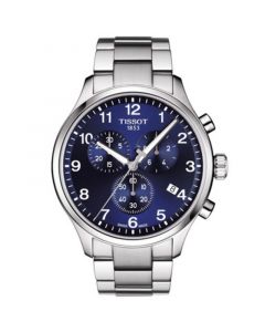 Men's Swiss Chronograph Chrono XL Classic T-Sport Stainless Steel Bracelet Watch 45mm