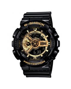 Men's Analog Digital Black Resin Strap Watch