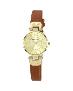 Women's Brown Leather Strap Watch 10-9442CHHY