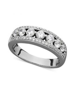 Certified Diamond Band Ring (1 ct. t.w.) in 14k White Gold