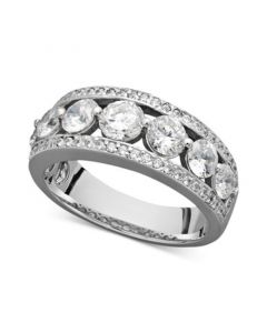 Certified Diamond Band Ring in 14k White Gold (2 ct. t.w.)