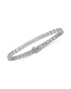 Diamond Tennis Bracelet (1/4 ct. t.w.) in Sterling Silver