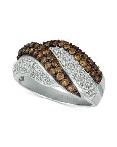 Chocolatier® Diamond Swirl Ring (1-1/8 ct. t.w.) in 14k White Gold