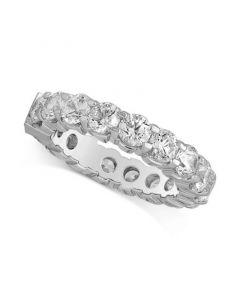 Diamond Eternity Band (4 ct. t.w.) in 14k White or Yellow Gold