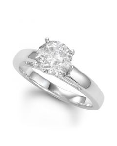 Diamond Solitaire Engagement Ring (2 ct. t.w.) in 14k White Gold