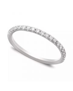 Diamond Pave Band (1/4 ct. t.w.) in 14k White or Yellow Gold