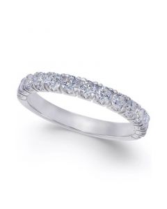 Pave Diamond Band Ring in 14k Gold or White Gold (3/4 ct. t.w.)