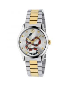 Men's Swiss G-Timeless Two-Tone Stainless Steel Bracelet Watch 38mm