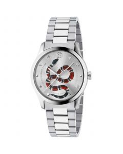 Men's Swiss G-Timeless Stainless Steel Bracelet Watch 38mm