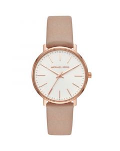 Women's Pyper Brown Leather Strap Watch 38mm