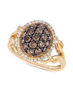 Chocolatier® Diamond Cluster Ring (1 ct. t.w.) in 14k Gold