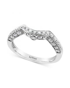 Vanilla Diamond®  Curved Band (3/8 ct. t.w.) in 14k White Gold