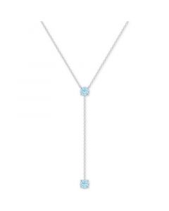 Blue Topaz 18" Lariat Necklace (1-1/10 ct. t.w.) in Sterling Silver