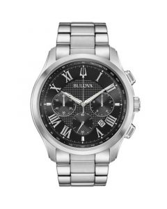 Men's Chronograph Wilton Stainless Steel Bracelet Watch 46.5mm