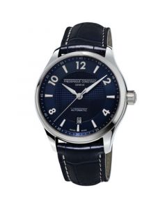 Men's Swiss Automatic Runabout Blue Leather Strap Watch 42mm