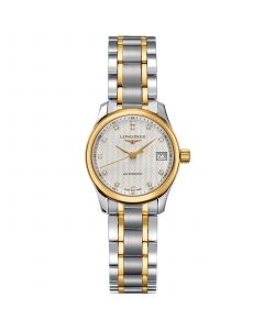 Women's Swiss Automatic Master Diamond Accent 18k Gold and Stainless Steel Bracelet Watch 26mm L21285777