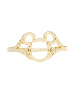 Children's Mickey Mouse Silhouette Ring in 14k Gold