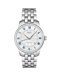 Men's Swiss Automatic Baroncelli Stainless Steel Bracelet Watch 38mm