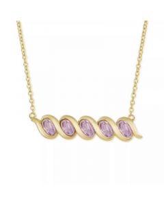 Multi-Gemstone 18" Pendant Necklace (1-1/4 ct. t.w.) 18k Gold-Plated Sterling Silver (Also in Amethyst, Blue Topaz & Citrine)