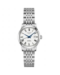 Women's Swiss Automatic Chronometer Record Stainless Steel Bracelet Watch 30mm