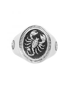 EFFY® Men's Zodiac Ring in Sterling Silver