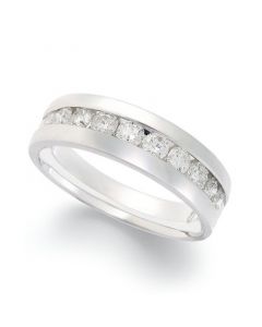 Diamond Band Ring in 14k White Gold (1 ct. t.w.)