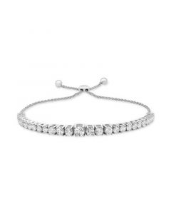 Diamond Bolo Bracelet (2 ct. t.w.) in 14k White Gold