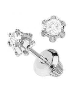 Children's Diamond Stud Earrings (1/8 ct. t.w.) in 14k White Gold