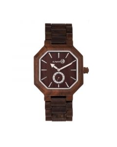 Acadia Wood Bracelet Watch Brown 43Mm