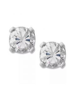 Round-Cut Diamond Stud Earrings in 10k White or Yellow Gold (1/4 ct. t.w.)