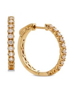 Diamond Hoop Earrings (5/8 ct. t.w.) in 14k Gold