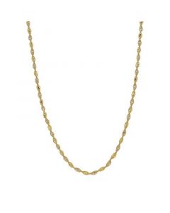 Open Link 18" Chain Necklace (1.9mm) in 18k Gold