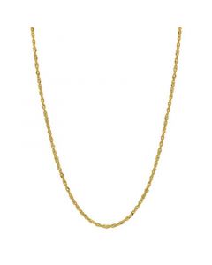 Singapore Link 18" Chain Necklace (1.1mm) in 18k Gold