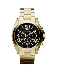 Unisex Chronograph Bradshaw Gold-Tone Stainless Steel Bracelet Watch 43mm MK5739