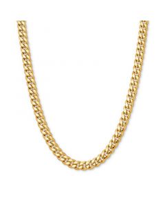 Curb Link 24" Chain Necklace in 10k Gold