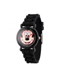 Disney Mickey Mouse Boys' Black Plastic Time Teacher Watch