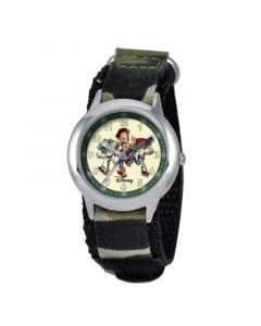 Disney Toy Story Boys' Stainless Steel Time Teacher Watch