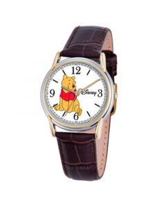 Disney Winnie Men's Cardiff Silver and Gold Alloy Watch