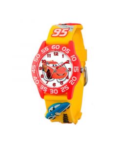 Disney Cars Boys' 3D Red Plastic Time Teacher Watch