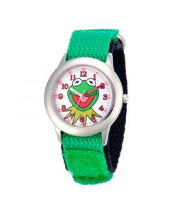 Disney Kermit Boys' Stainless Steel Time Teacher Watch