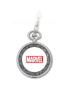 Marvel Spider-Man Men's Silver Alloy Pocket Watch