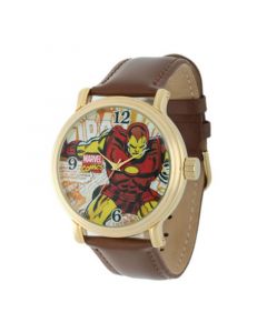 Marvel Iron Man Men's Vintage Gold Alloy Watch