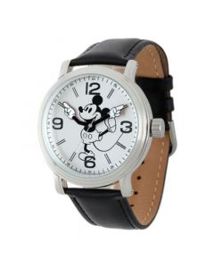 Disney Mickey Mouse Men's Shiny Silver Vintage Alloy Watch