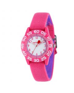 Red Balloon Girls' Pink Plastic Time Teacher Watch