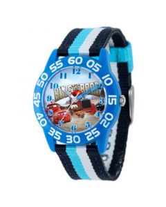 Disney Cars Boys' Blue Plastic Time Teacher Watch