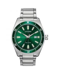 Eco-Drive Men's Brycen Stainless Steel Bracelet Watch 43mm