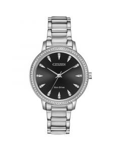 Eco-Drive Women's Silhouette Stainless Steel Bracelet Watch 36mm